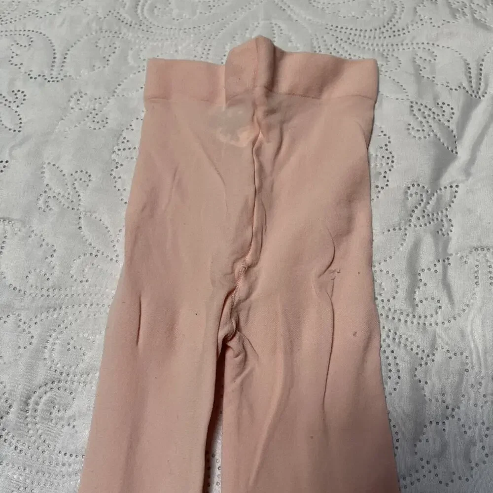 Solid Pink Dance Tights Size 4-6